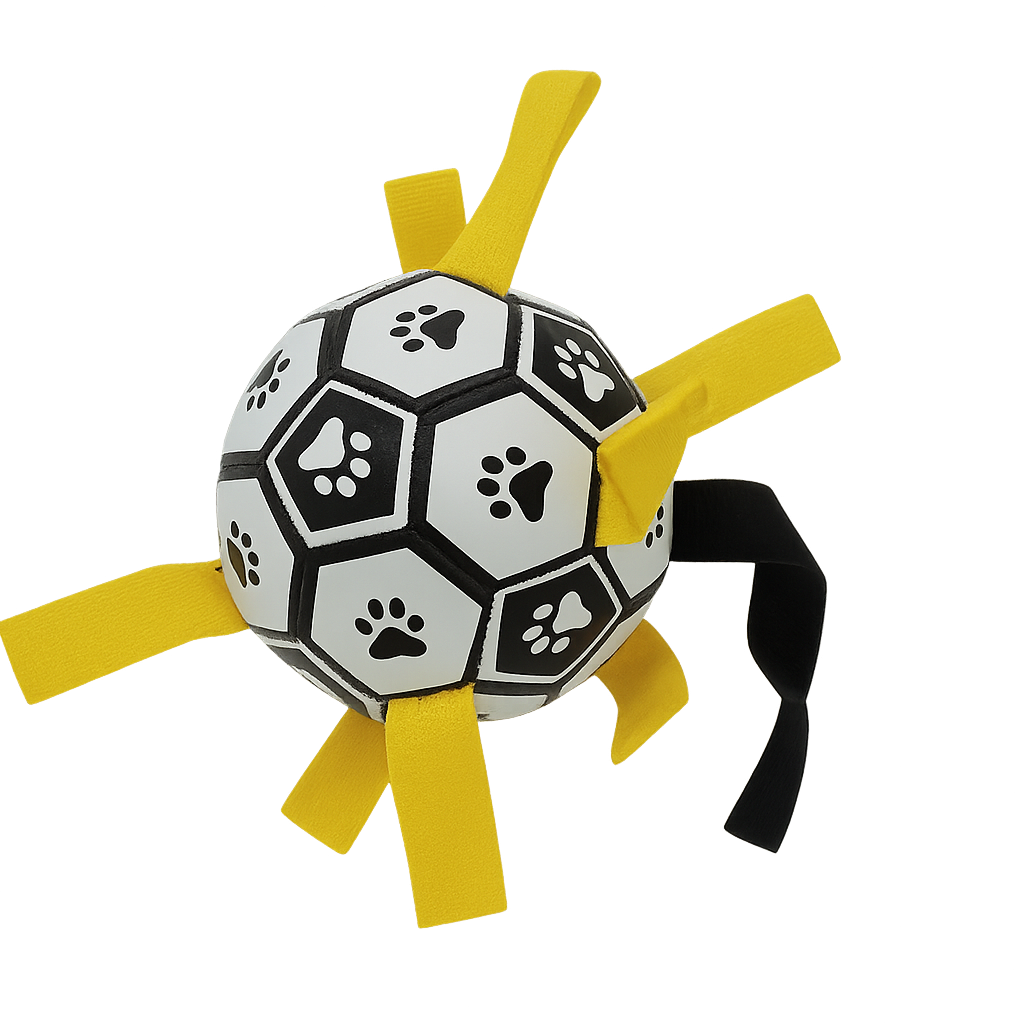 Ball with straps