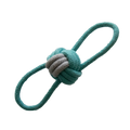Mini play rope with knot