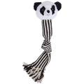 Braided panda plush rope