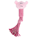 Gevlochten biggen knuffeltouw
