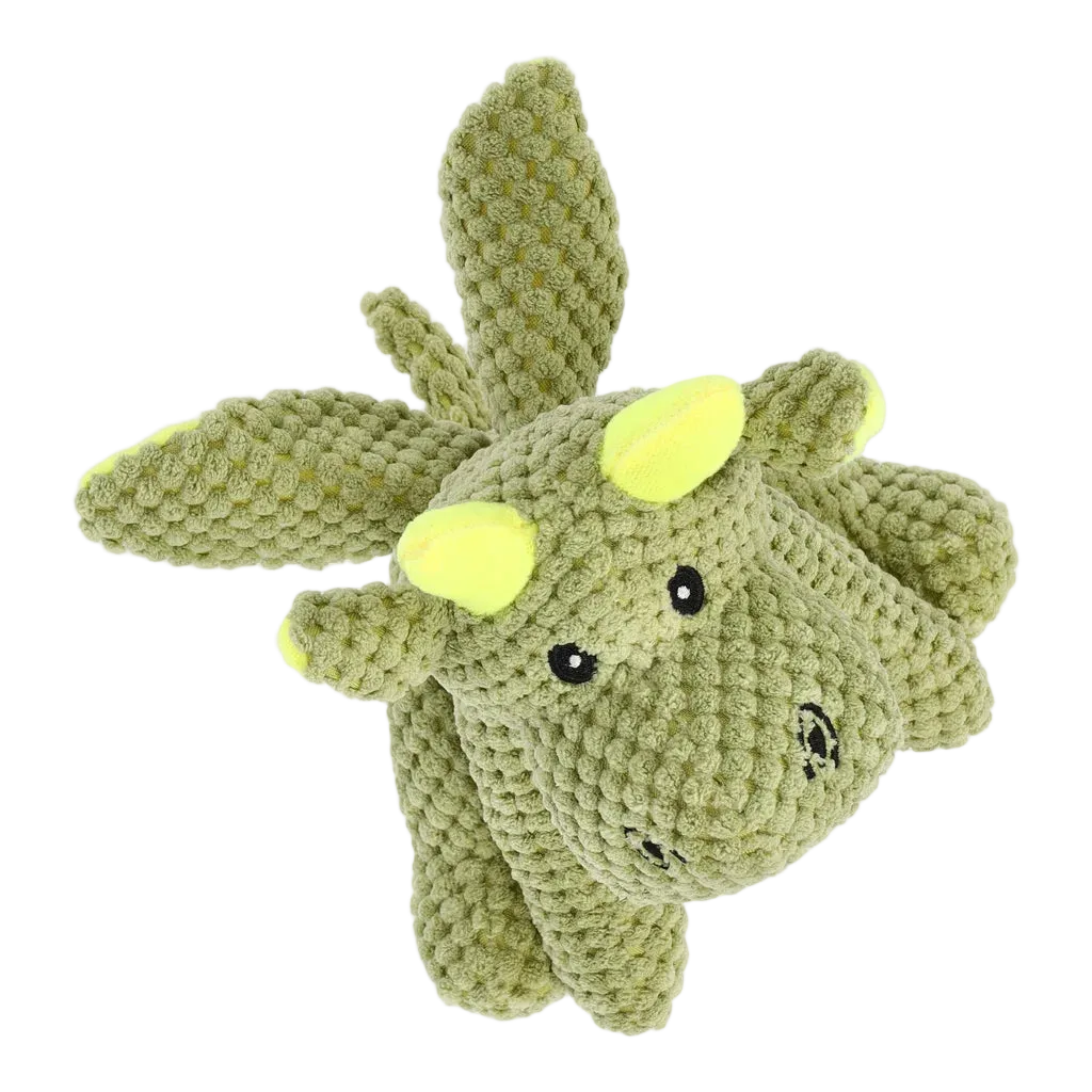 Draak groen pluche 22 cm