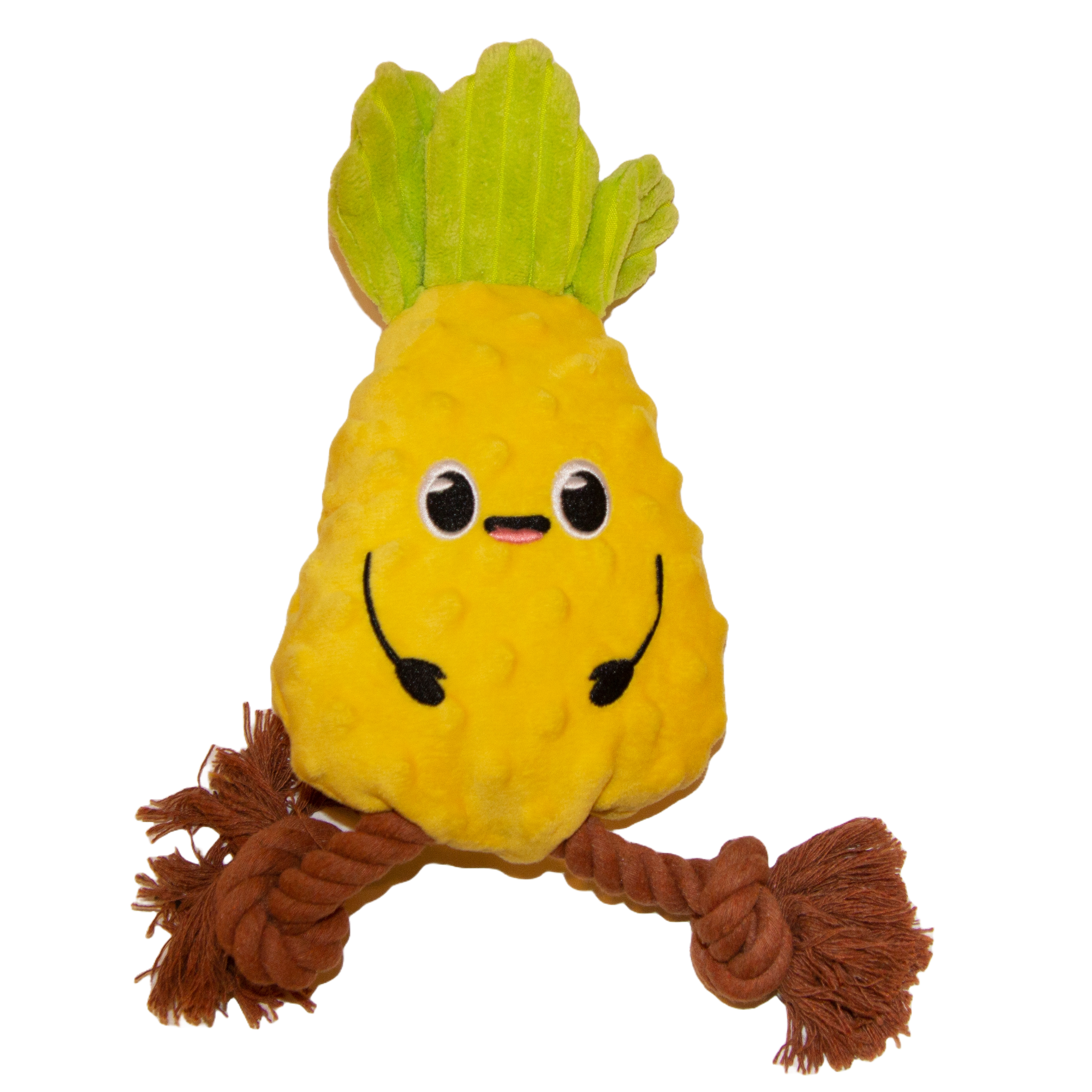 Cuddly pineapple with rope