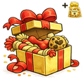 Giftbox met speeltjes en snacks (volwassen honden)